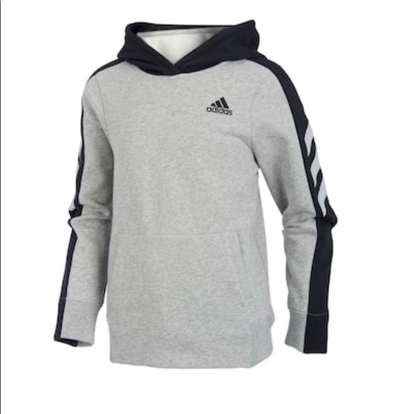 grey and black adidas sweatshirt